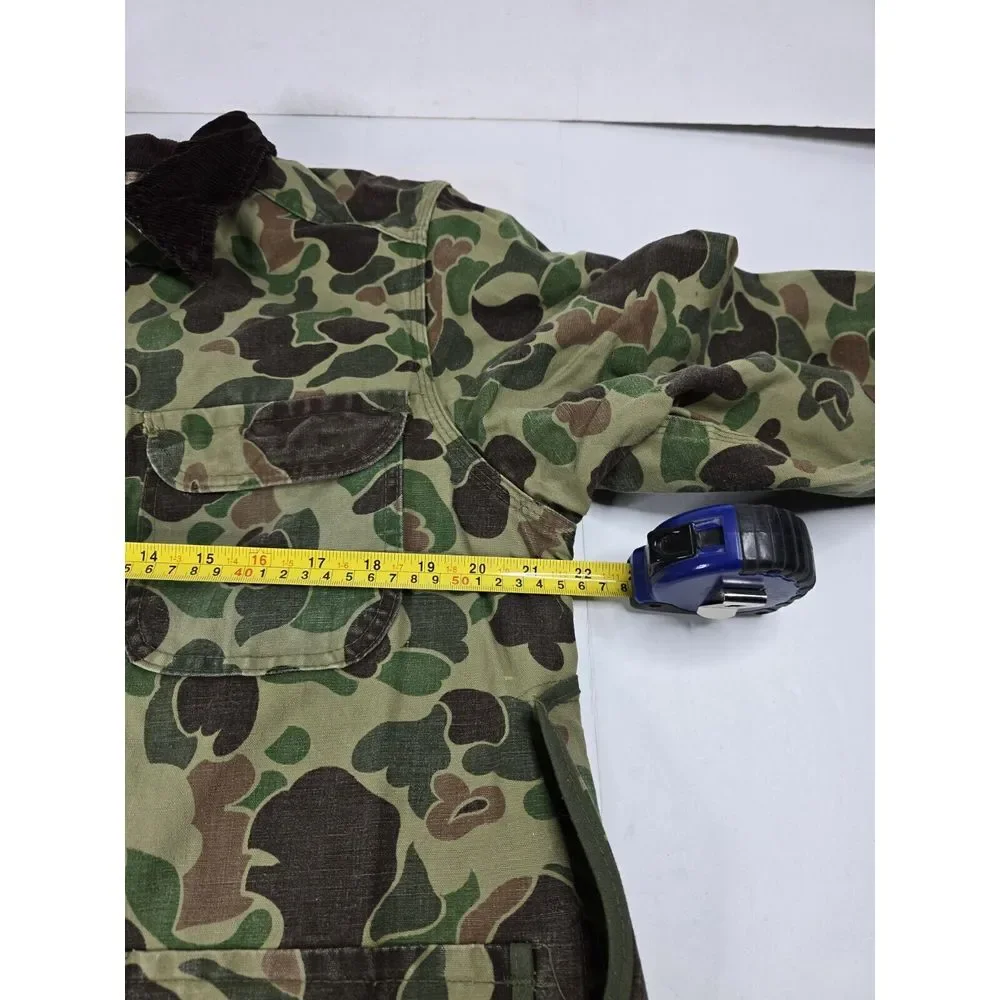Vintage Black Sheep Hunting Jacket Men's M Medium Green‎ Camouflage Button Coat